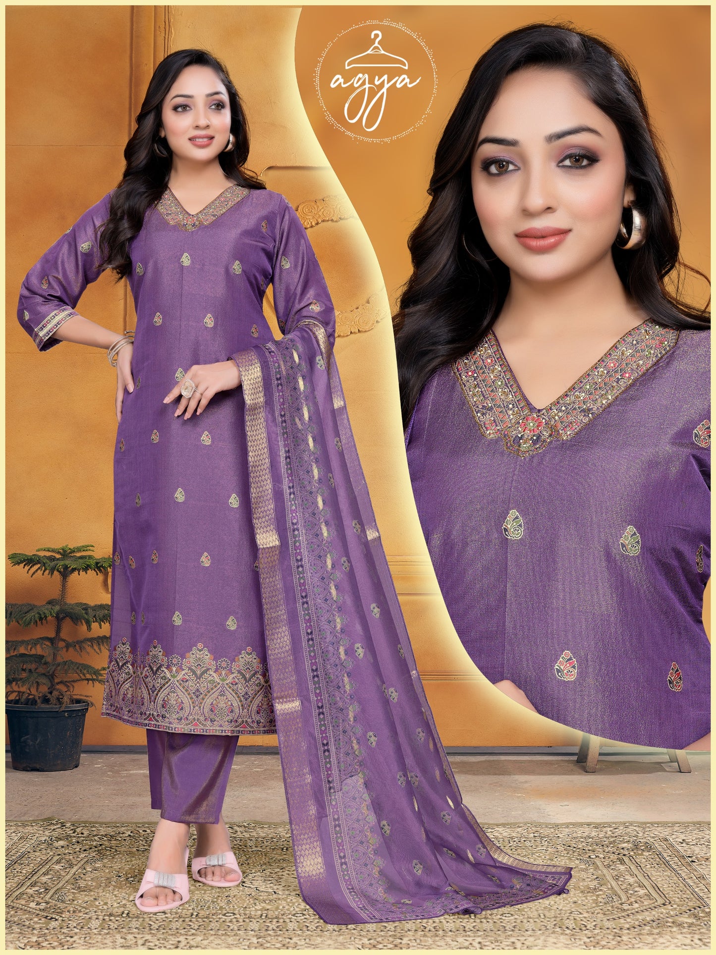 AGYA Mystic Radiance Kurti Set